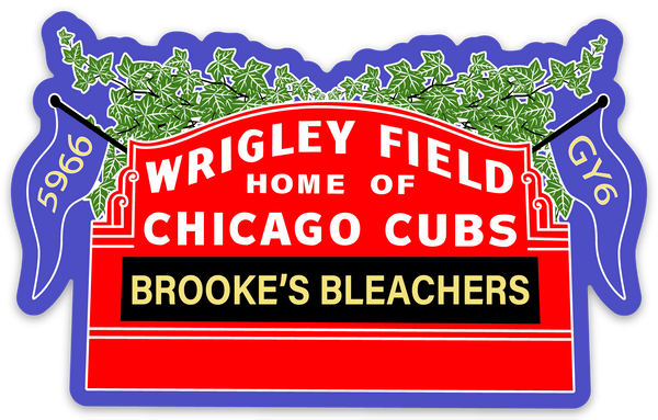 GY6: Brooke's Bleachers - Die Cut Logo Decal