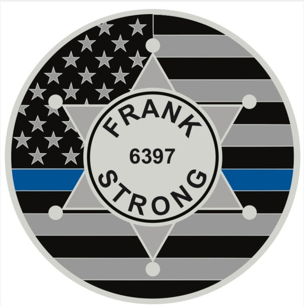 FRANK STRONG: Tpr. Brian Frank - Frank Strong Logo Decals