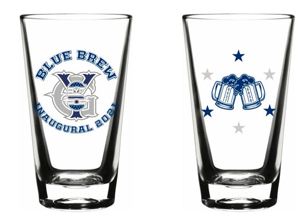 GY6: 2021 Inaugural Blue Brew: Event Glass